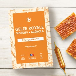 Ampoules de Gelée royale - Ginseng - Acérola